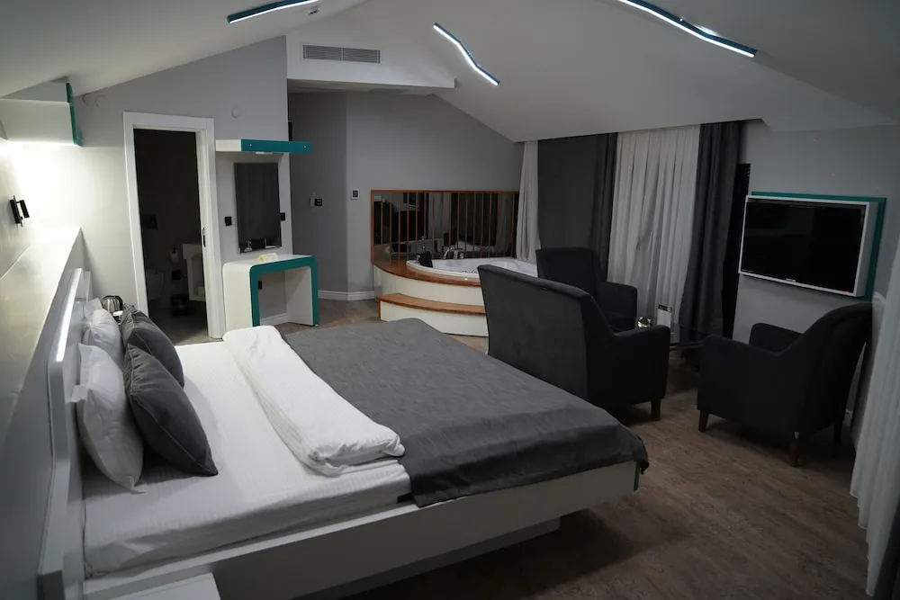 Luxury Oda, 1 En Büyük (King) Boy Yatak, Klima, Şehir Manzaralı