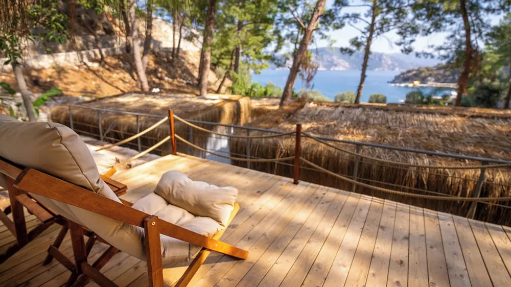 Tiny House Özel Verandalı Deniz Manzaralı