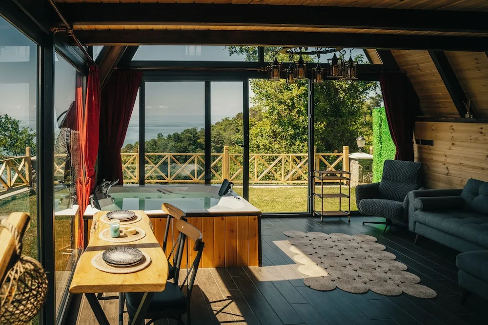 Luxury Bungalov, Sıcak Su Küveti, Deniz Manzaralı