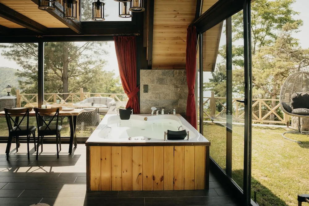 Luxury Bungalov, Sıcak Su Küveti, Deniz Manzaralı