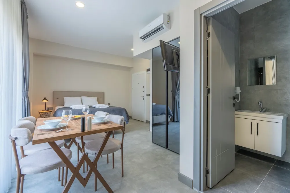 Deluxe Stüdyo, 1 Büyük (Queen) Boy Yatak, Küçük Mutfak