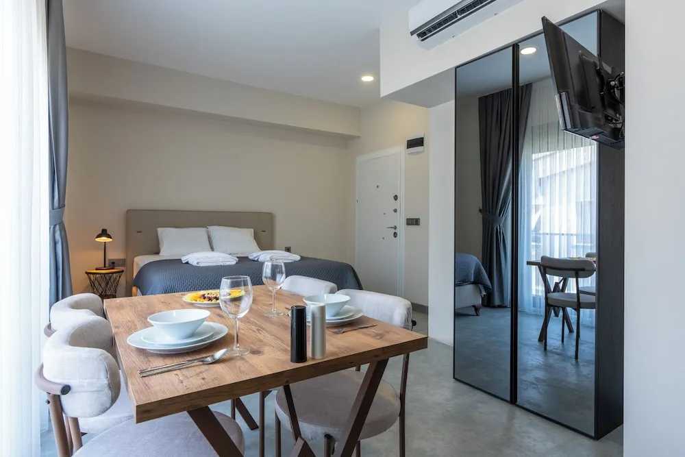 Deluxe Stüdyo, 1 Büyük (Queen) Boy Yatak, Küçük Mutfak