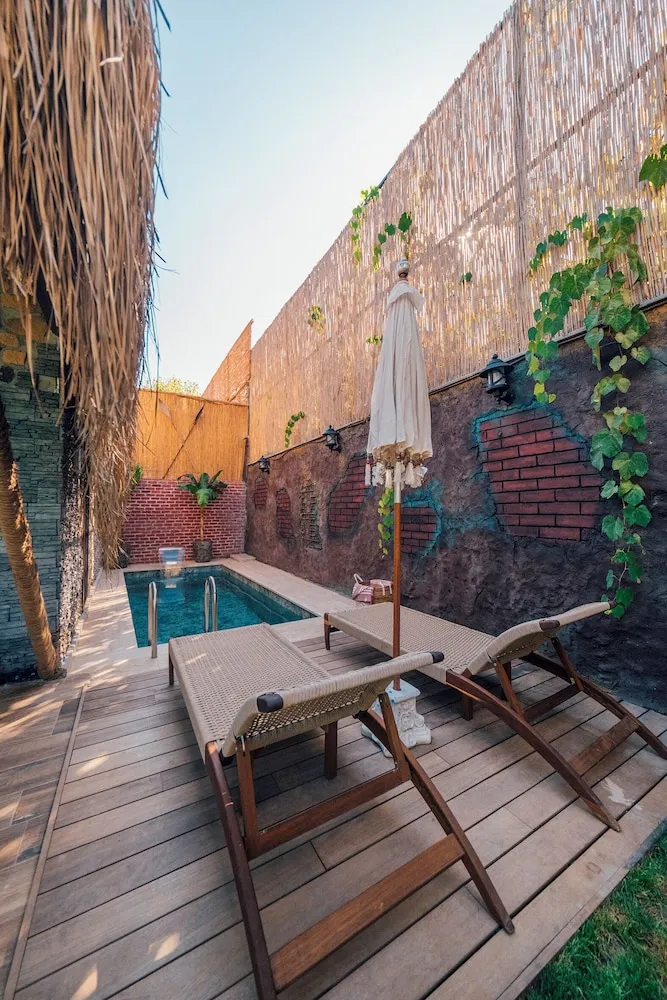 Deluxe Villa, 1 Yatak Odası, Kişiye Özel Havuzlu, Bahçe Manzaralı