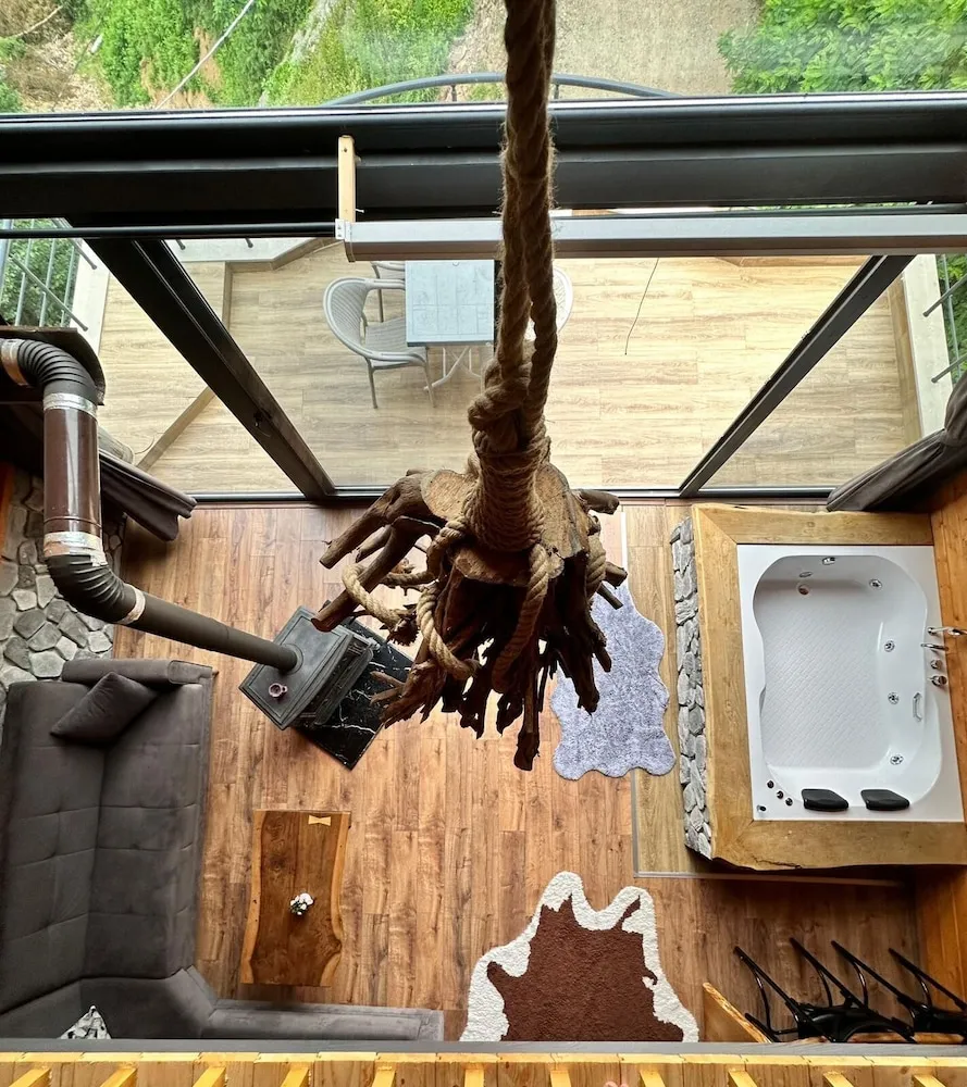 Basic Bungalov, Balkon, Dağ Manzaralı