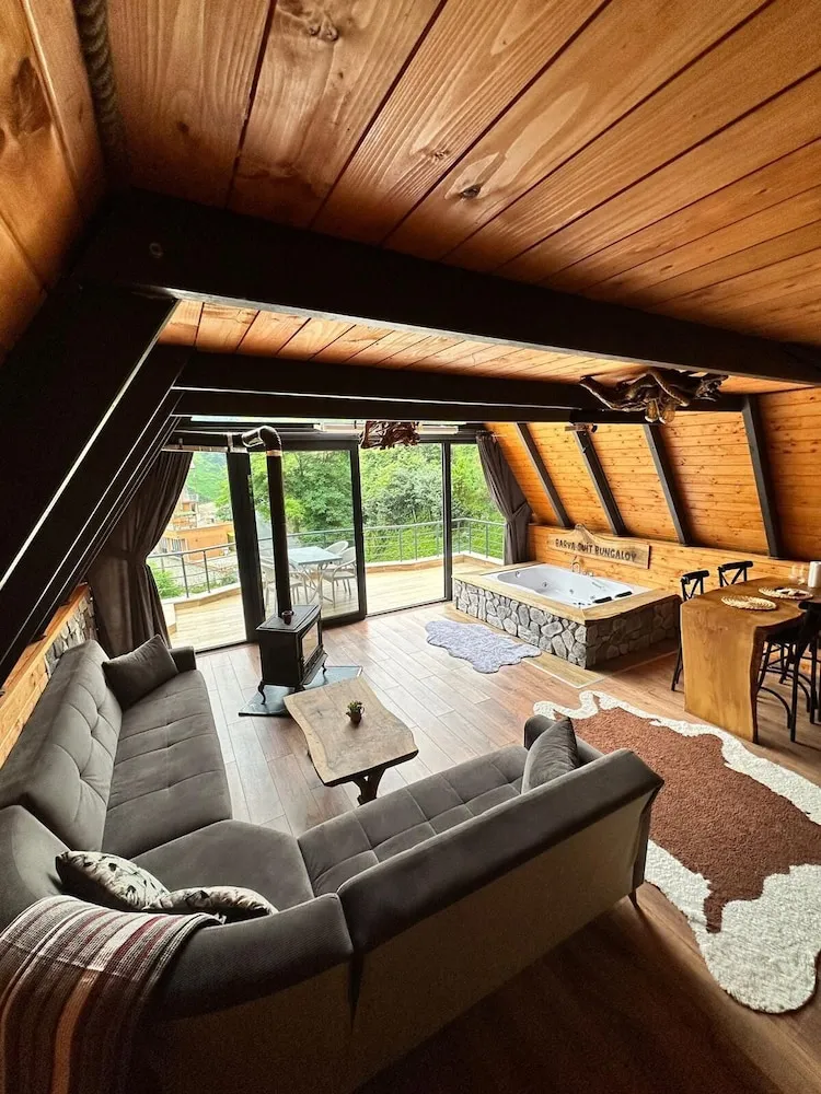 Basic Bungalov, Balkon, Dağ Manzaralı