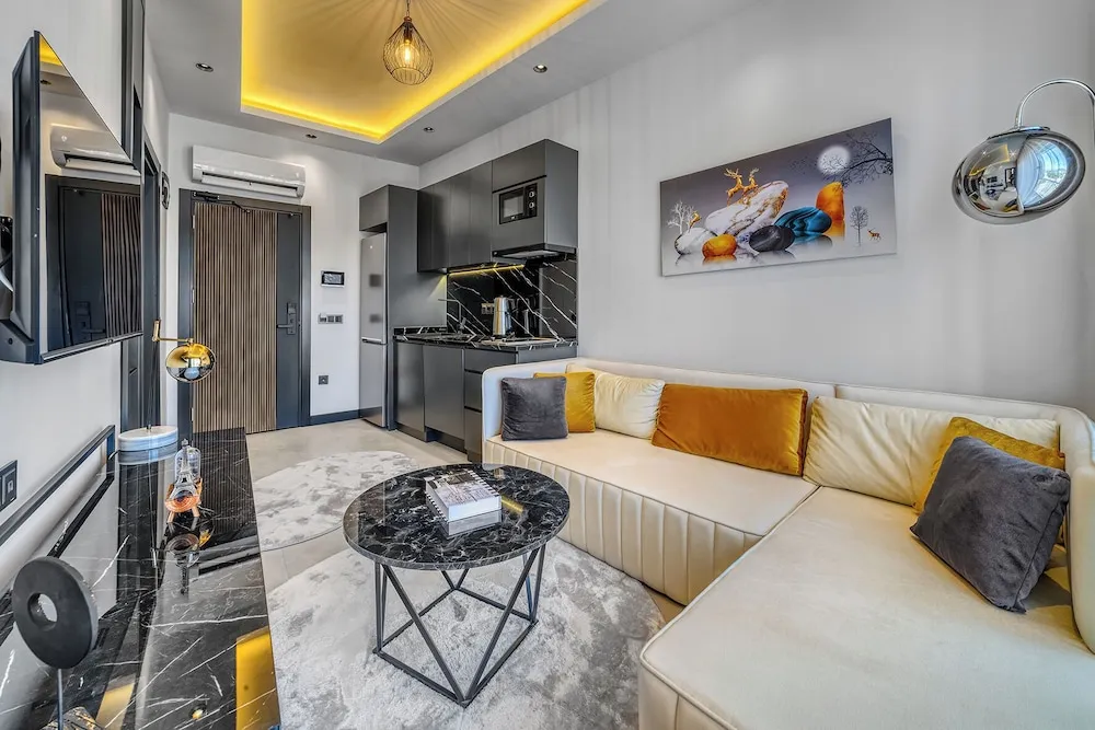 Deluxe Apart Daire, 1 Çift Kişilik Yatak, Sigara İçilmez, Şehir Manzaralı