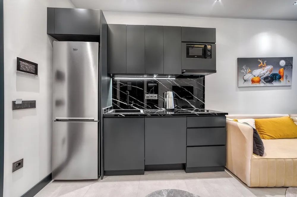 Deluxe Apart Daire, 1 Çift Kişilik Yatak, Sigara İçilmez, Şehir Manzaralı