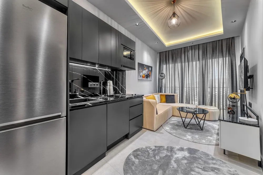 Deluxe Apart Daire, 1 Çift Kişilik Yatak, Sigara İçilmez, Şehir Manzaralı