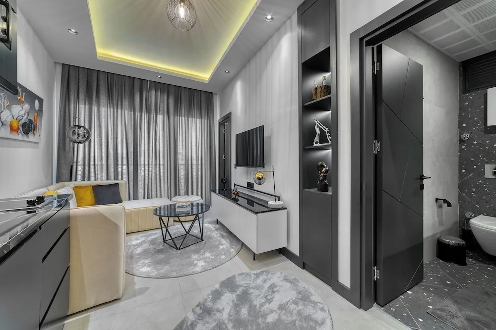 Deluxe Apart Daire, 1 Çift Kişilik Yatak, Sigara İçilmez, Şehir Manzaralı