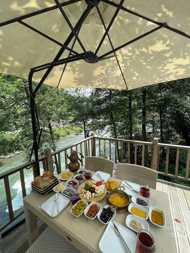 Standard Kır Evi, Şömine, Nehir Manzaralı