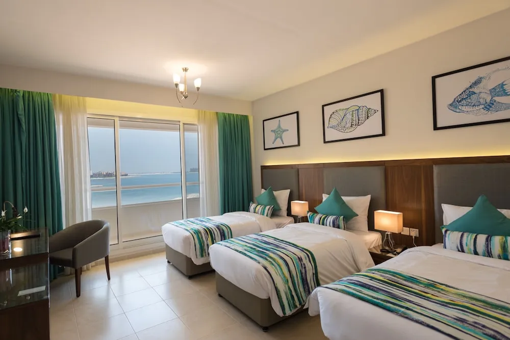 Deluxe Üç Kişilik Oda, 3 Tek Kişilik Yatak, Deniz Manzaralı