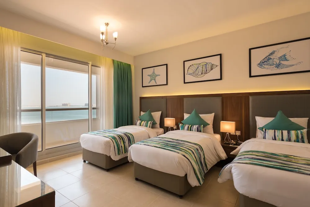 Deluxe Üç Kişilik Oda, 3 Tek Kişilik Yatak, Deniz Manzaralı