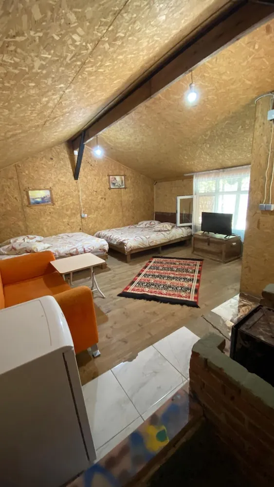 Basic Bungalov, 2 Çift Kişilik Yatak, Veranda