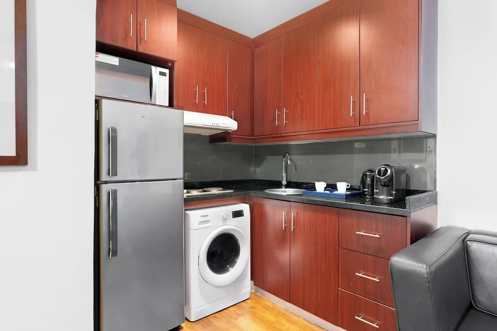 Studio with kitchenette