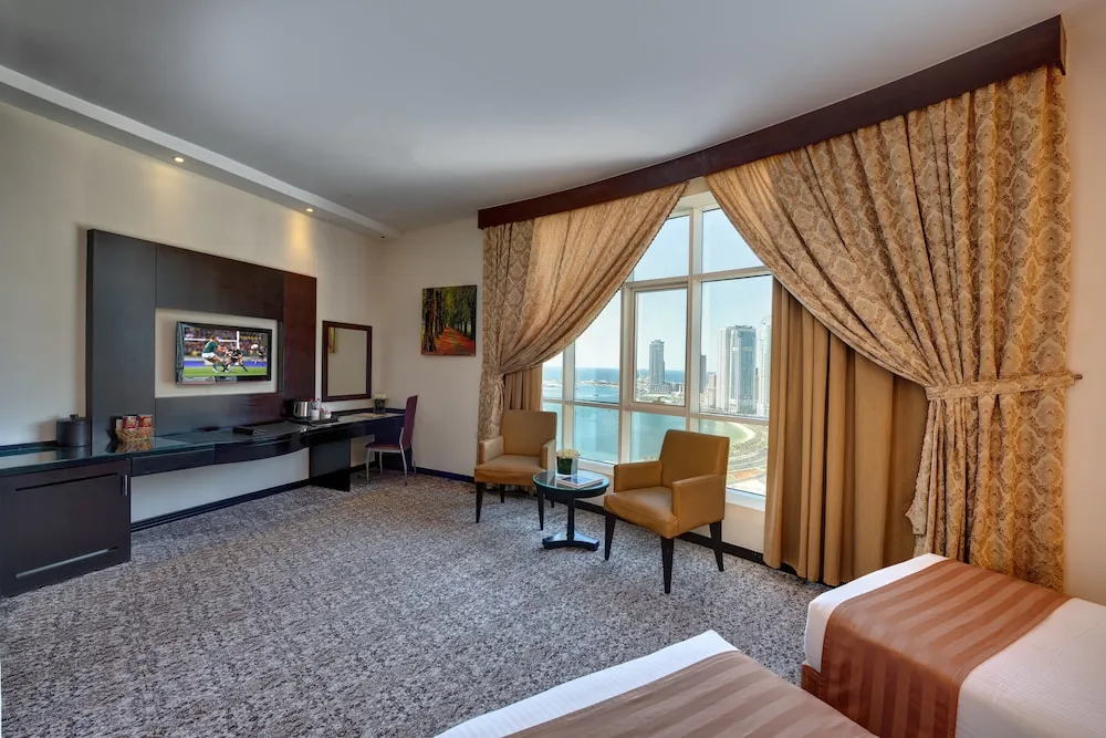 Deluxe İki Ayrı Yataklı Oda, 2 Tek Kişilik Yatak, Kısmi Deniz Manzaralı