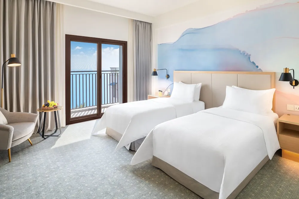 Deluxe Oda, 2 Tek Kişilik Yatak, Deniz Manzaralı