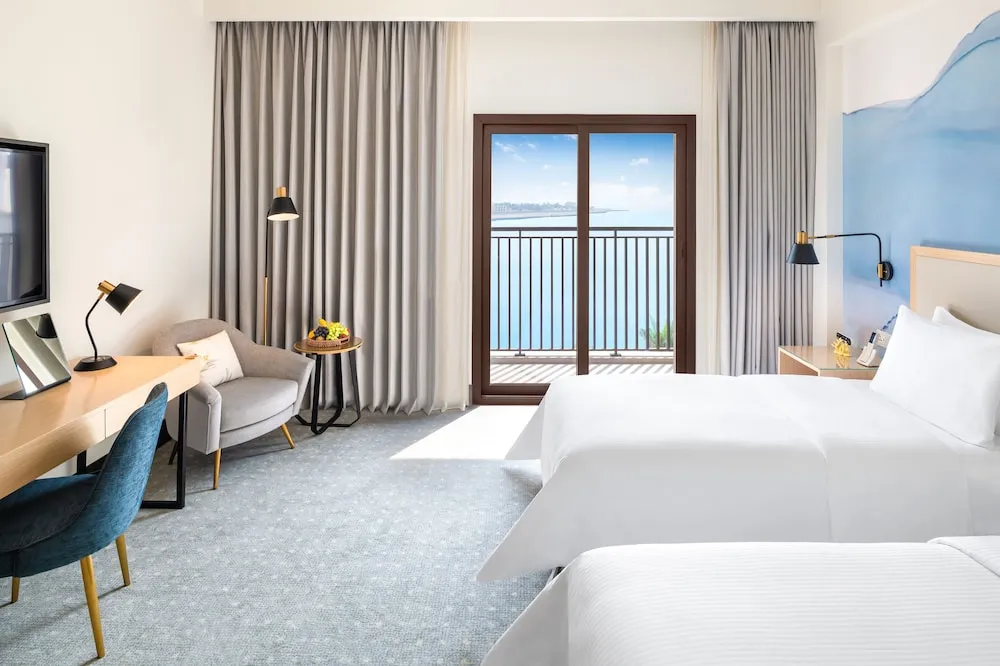 Deluxe Oda, 2 Tek Kişilik Yatak, Deniz Manzaralı
