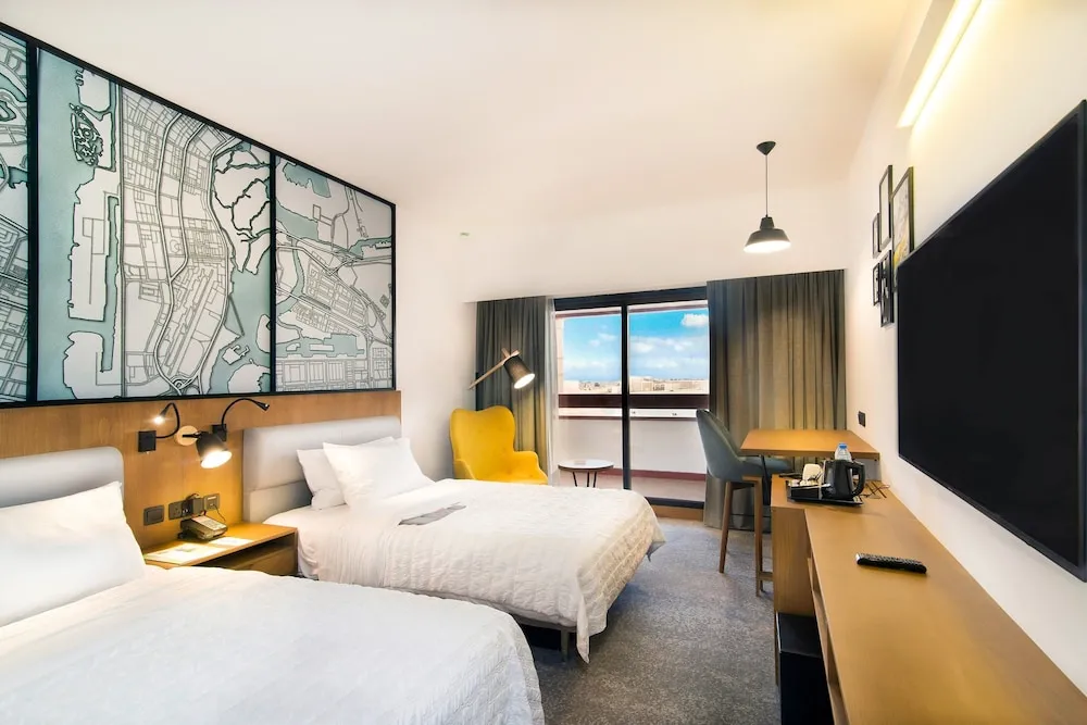 Deluxe Oda, 2 Tek Kişilik Yatak, Sigara İçilebilir, Şehir Manzaralı