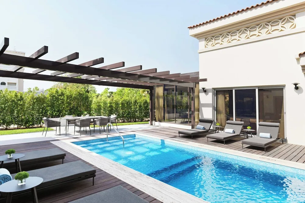 Rabdan Pool Villa, 3 Bedroom Villa, Garden Area
