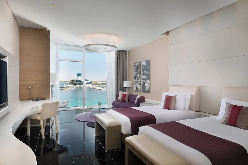 Marvelous Room, 2 Twin Bed, Balcony, Marina View with Complimentary Yas Beach Transfer and Access