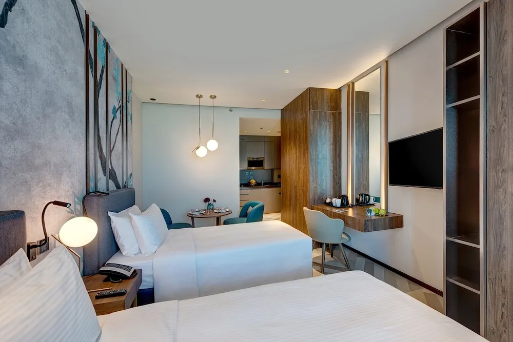 Deluxe Stüdyo, 2 Tek Kişilik Yatak (Sky.)