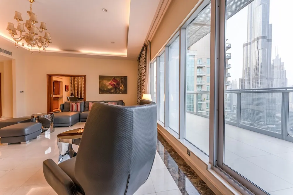 Panoramic Çatı Katı Süiti (Penthouse), 4 Yatak Odası (Panoramic Burj Khalifa/Fountain View)