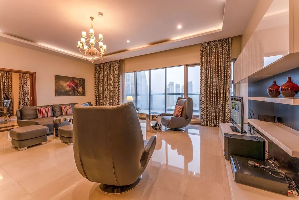 Panoramic Çatı Katı Süiti (Penthouse), 4 Yatak Odası (Panoramic Burj Khalifa/Fountain View)