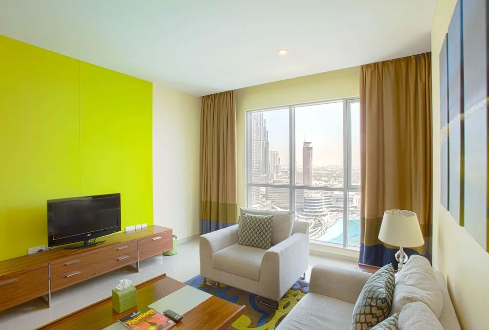 Oda, 1 Yatak Odası, Sigara İçilebilir (Burj Khalifa/Fountain View)