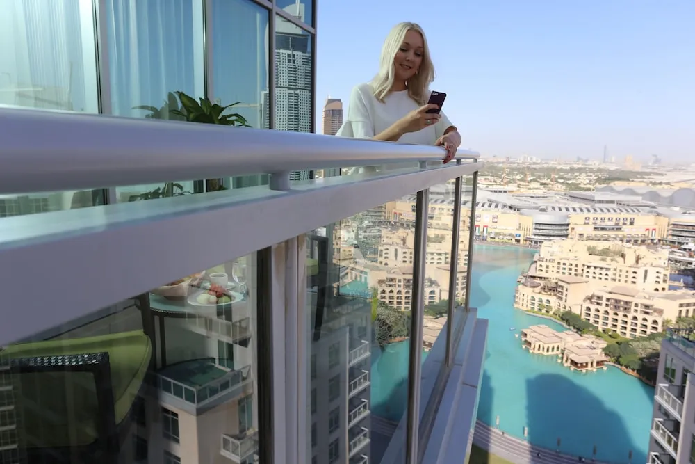 Oda, 2 Yatak Odası, Sigara İçilebilir (Burj Khalifa View)