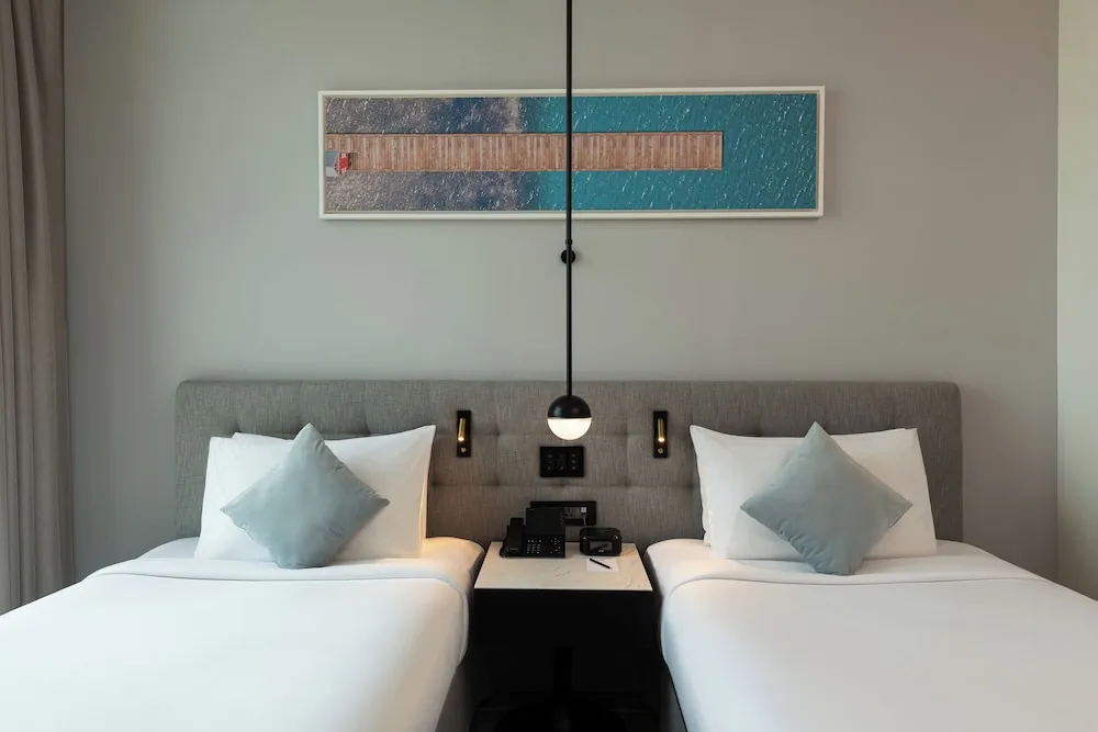 Deluxe Oda, 2 Tek Kişilik Yatak, Deniz Manzaralı (Palm)