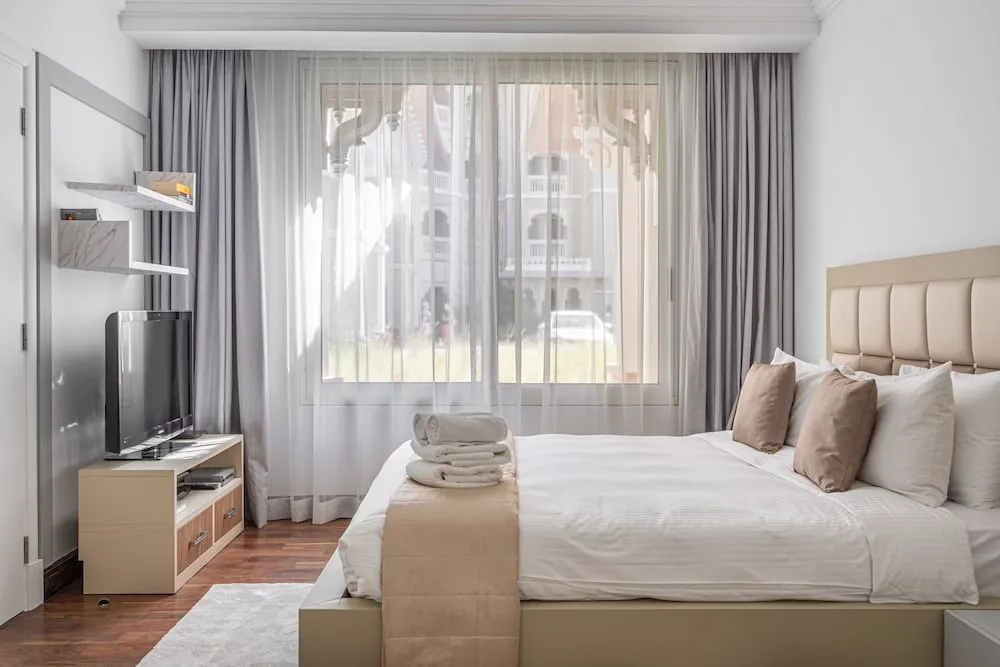 Luxury Apart Daire, 1 En Büyük (King) Boy Yatak ve Çekyat, Sigara İçilmez