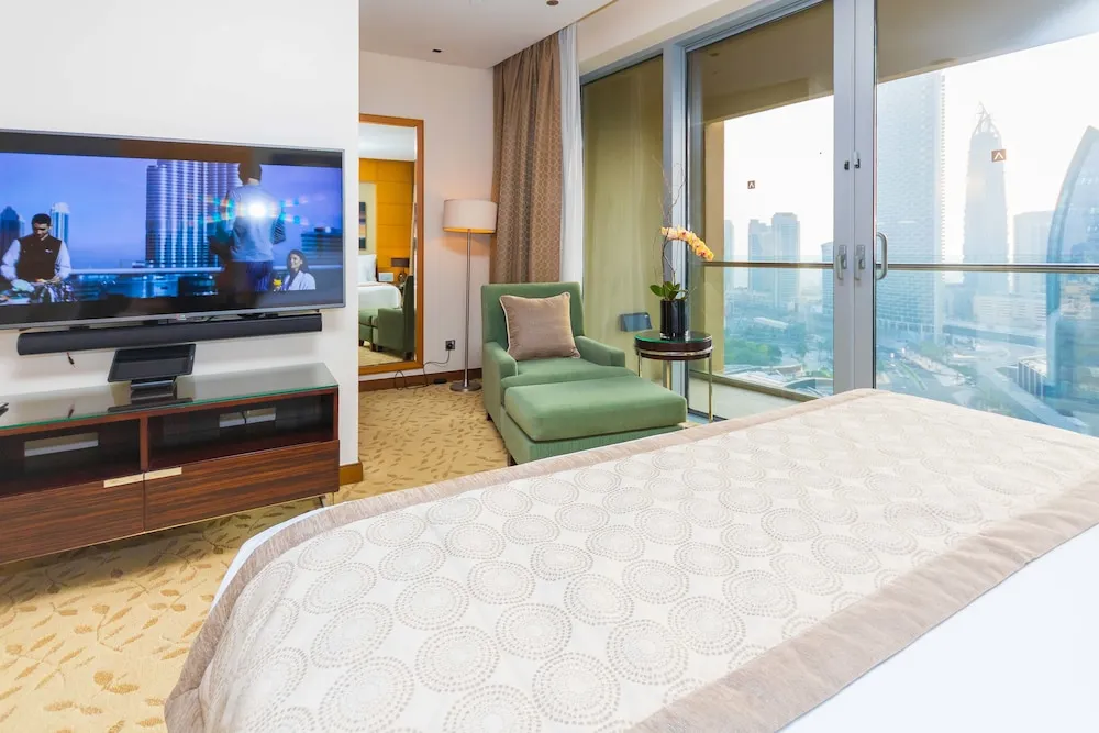 Superior Studio with Partial Burj View