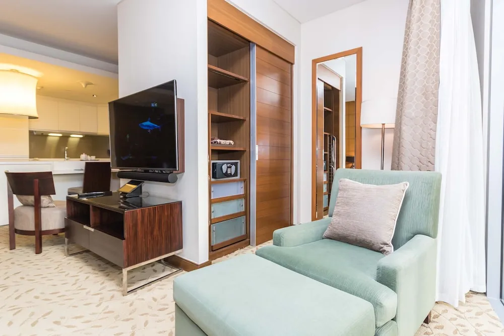 Superior Studio with Partial Burj View