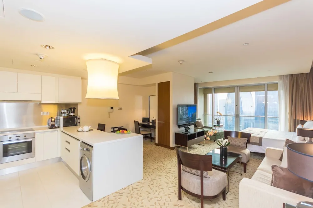 Superior Studio with Partial Burj View