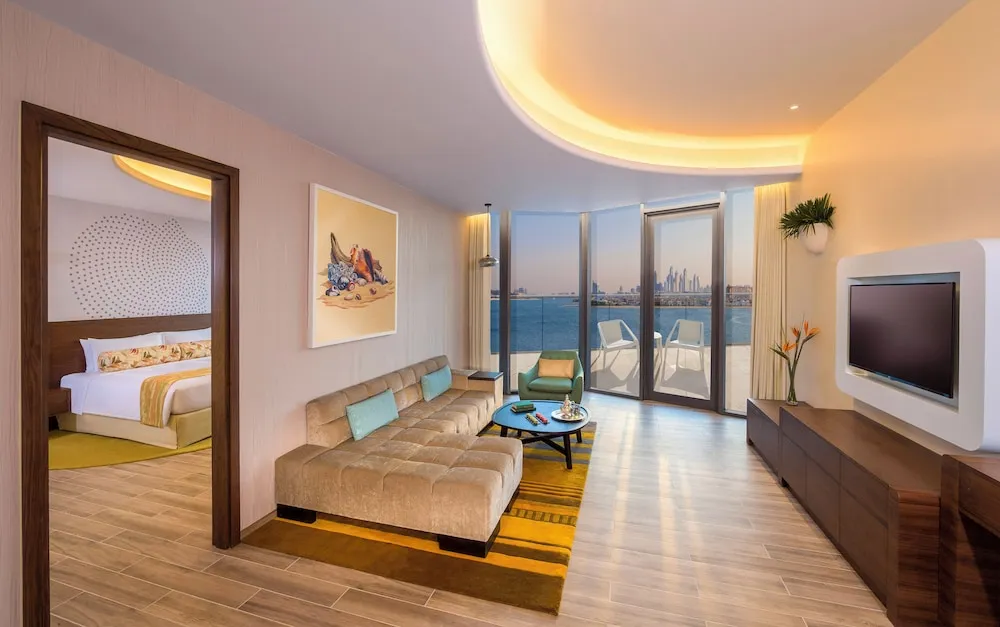 Premium Süit, 1 Yatak Odası, Balkon (Palm Sea View and Club Lounge Access)