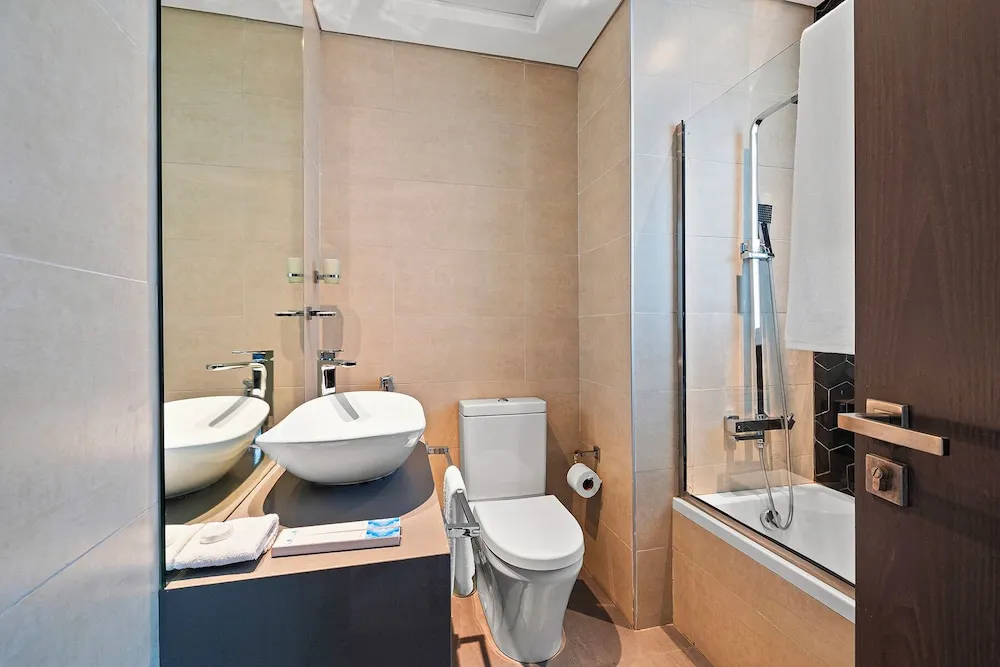 One bedroom family apartment with Kitchen & Balcony