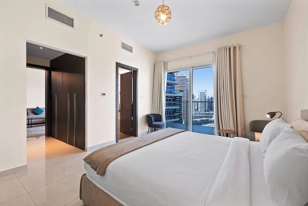 One bedroom family apartment with Kitchen & Balcony