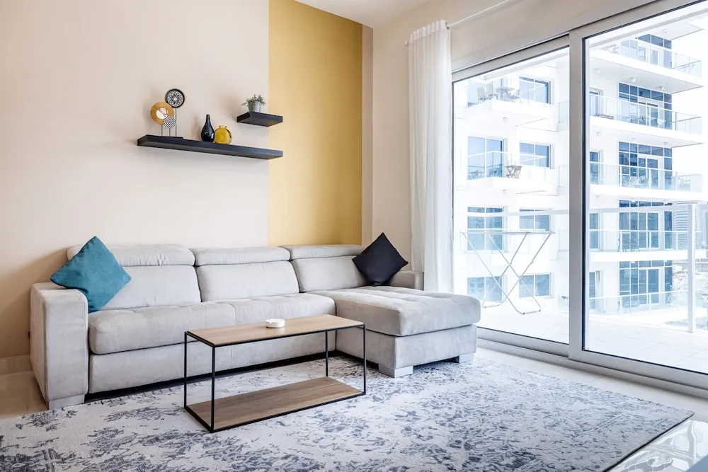 One bedroom family apartment with Kitchen & Balcony