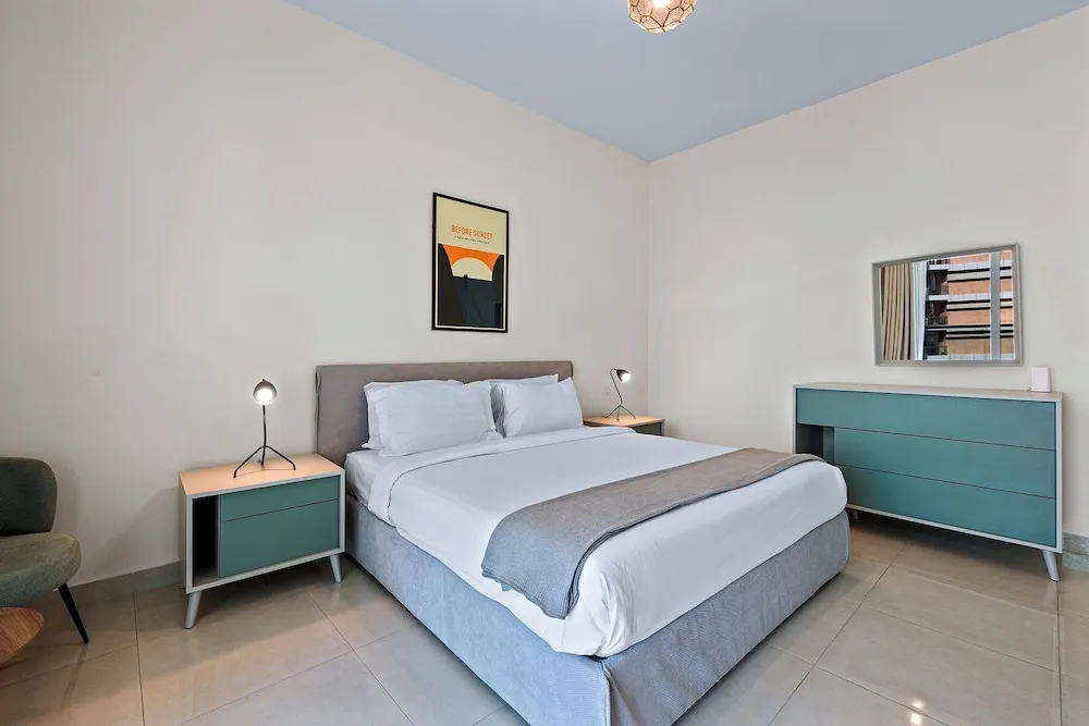 One bedroom family apartment with Kitchen & Balcony