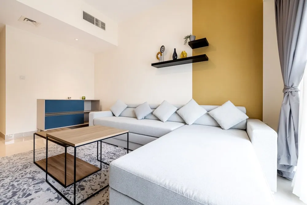 One bedroom family apartment with Kitchen & Balcony