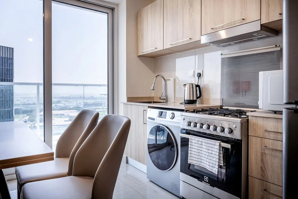 One bedroom family apartment with Kitchen & Balcony