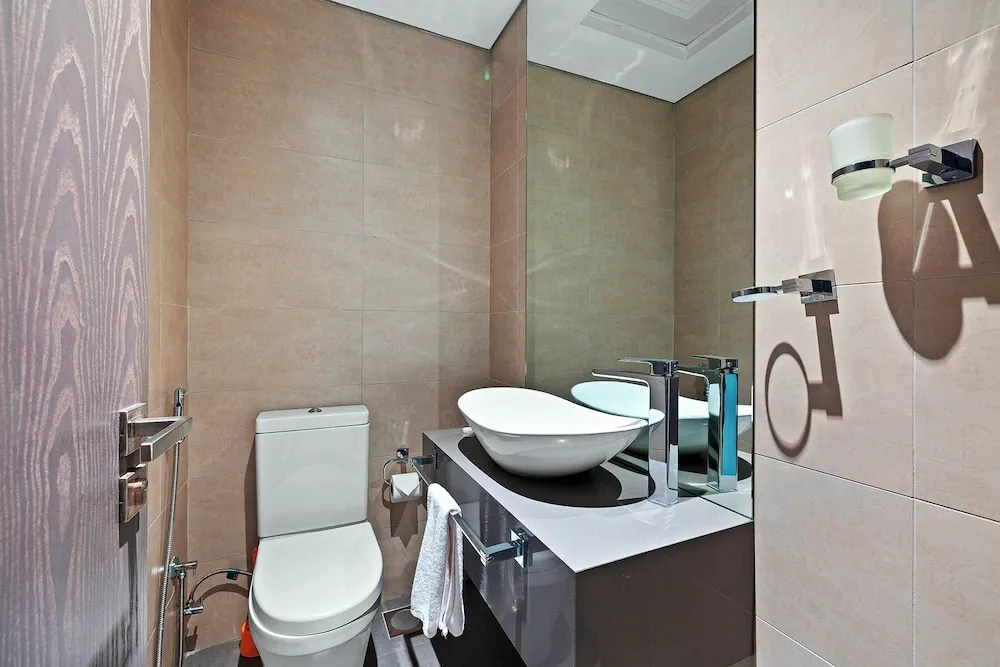 One bedroom family apartment with Kitchen & Balcony
