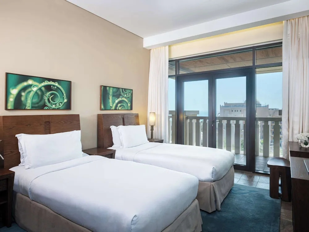 Luxury İki Ayrı Yataklı Oda, 2 Tek Kişilik Yatak, Balkon, Manzaralı (Palm View)