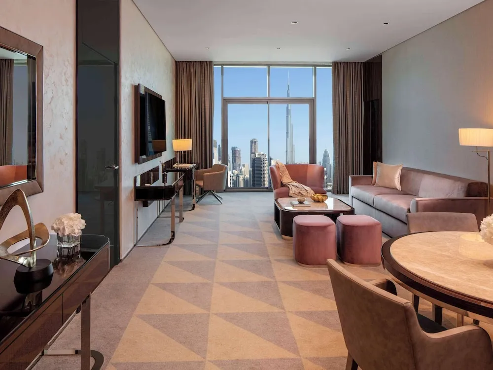 Stüdyo Süit, 1 Yatak Odası, Balkon, Şehir Manzaralı (All Access Suite, Burj Khalifa View)