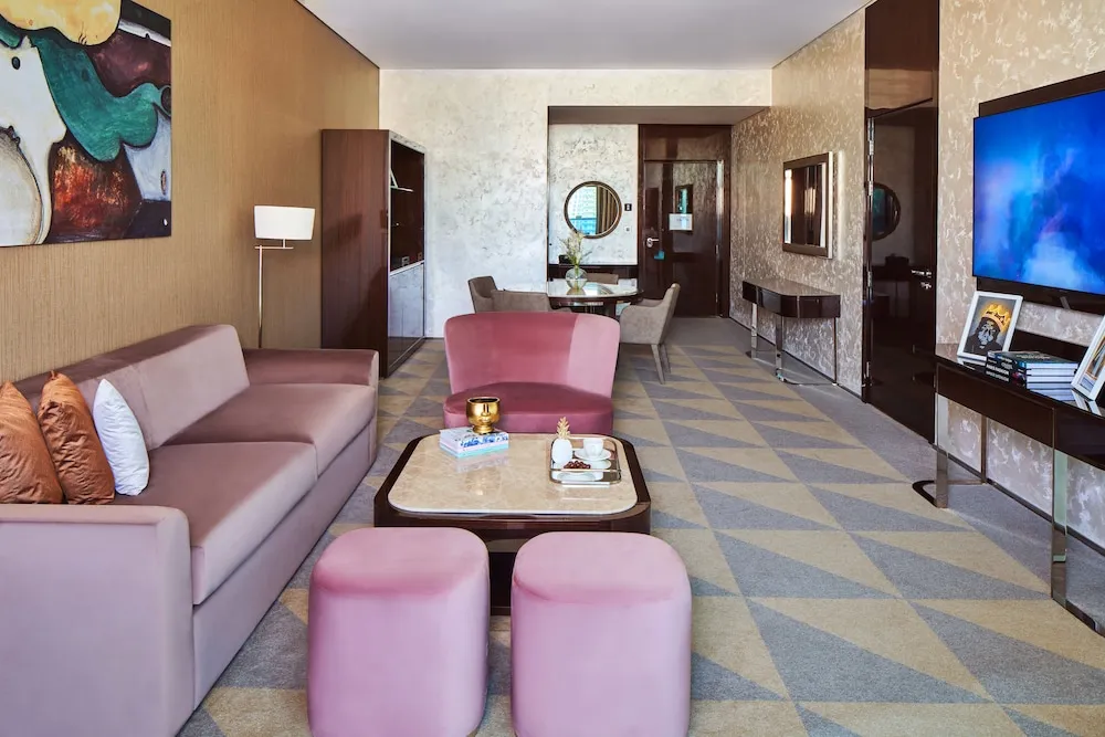 Stüdyo Süit, 1 Yatak Odası, Balkon, Şehir Manzaralı (All Access Suite, Burj Khalifa View)
