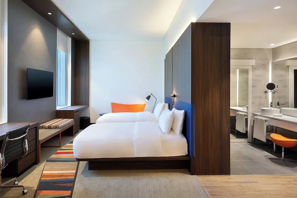 aloft, Oda, 2 Tek Kişilik Yatak, Sigara İçilmez