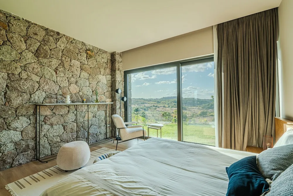 Grand Süit, 2 Yatak Odası, Şömine, Bahçe Manzaralı