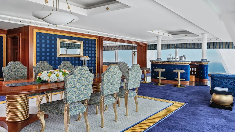 Diplomatic Three-Bedroom Suite - Sea View with Butler Service (Duplex Suite - 2198 ft²)