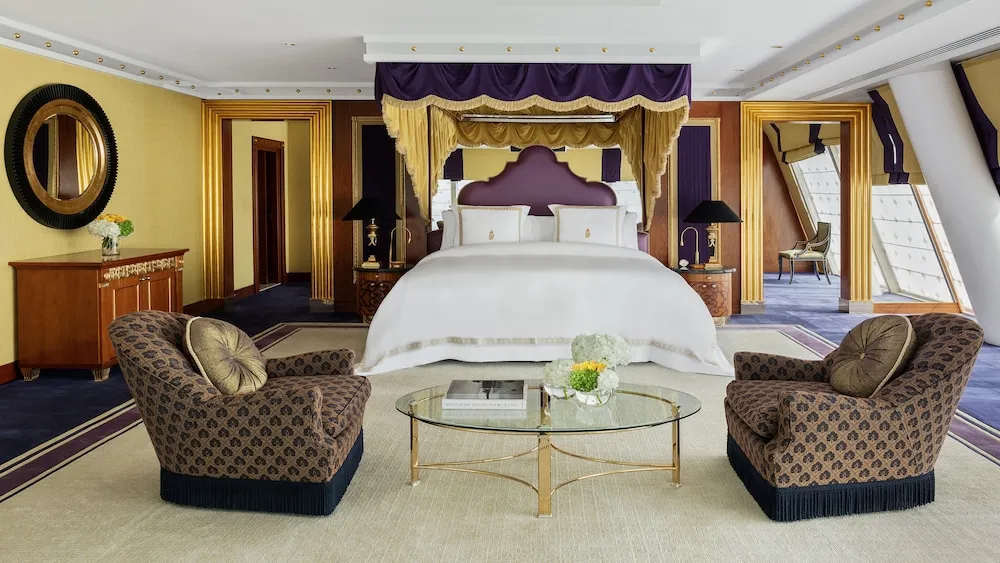Burj Three Bedroom Family Suite - Sea View with Butler Service (Duplex Suite - 2198 ft²)