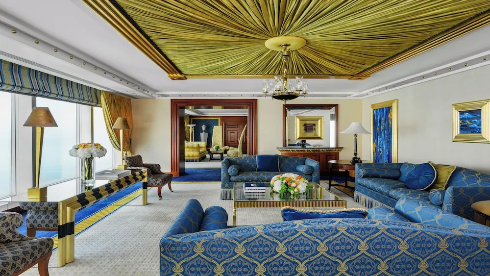 Burj Three Bedroom Family Suite - Sea View with Butler Service (Duplex Suite - 2198 ft²)